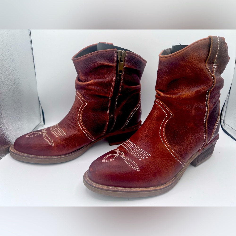 Western ankle boots